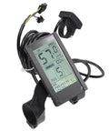Upgrade Your Ride With Premium S830 LCD Display Screen Featuring 5Pin Sm Connector For 24V 36V And 48V Electric Bike Scooter Smart UART Control Panel Dash For Speed And Battery Monitoring, black LCD with cable
