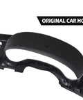 G-PLUS dash trim bezel cover in dark gray for Chevy Blazer, S10, GMC Jimmy, S15 Sonoma (1998–2004), not for double-DIN.