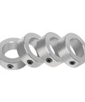 Zinc Plated Solid Steel Set Screw Shaft Collars 5/16 Inch Bore 5/8 Inch Outer Diameter 5/16 Inch Width Includes 4 Set Screws
