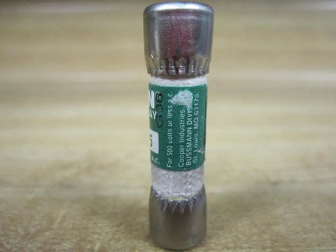 Tough As Nails Fnq Series Time Delay Fuse At Twenty Five Amps And Five Hundred Vac measuring 13/32in x 1/2in for industrial use.