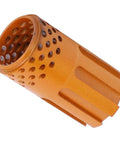Premium 220051 Swirl Ring For Hypertherm Plasma Cutter Compatible With Pmx 45XP 65 85 105 Systems close up view of orange plastic ring