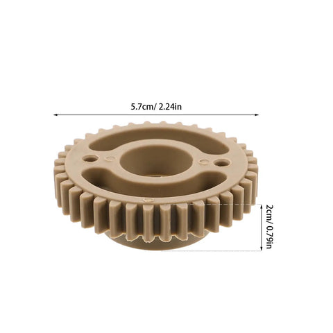 Beefed Up Replacement Gear For Electric Cup Sealing Machines Made From Durable Plastic, Helps Prevent Leaks And Spills, Stable Performance For Beverage Service, Easy Install And Long Lasting Wear, 5.7cm beige gear