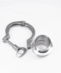 Tri Clamp Set 0.5 Inch Through 10 Inch Stainless SUS316L Sanitary Weld Ferrule Pipe Fittings With PTFE Gasket top view