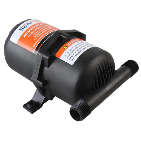 Accumulator Tank With Internal Bladder And Flow Control For Marine, RV, And Off-Grid Water Systems - 125 PSI, 0.75 L capacity