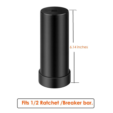 Harley Davidson Main Shaft Sprocket Locknut Socket For Twin Cam And Big Twin One Seven Eighth Inch Size, 6.14 inch length