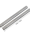 Two Piece Linear Rail Guide Kit For CNC Machines And 3D Printers Pro Grade High Precision Aluminum Rails For Automated Equipment Smooth Linear Motion Accessories For Precise Milling Routing And Printing Projects, 10cm aluminum rails