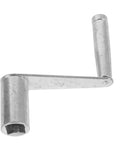 Beefed Up Heavy Duty Wire EDM Spool Crank Handle For 12x12mm Square Hole EDM Machines, Full Iron Construction, Silver