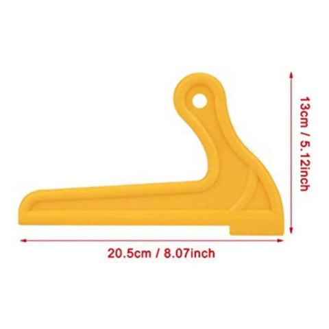 Orange Table Push Block And Push Stick For Routers, Jointers, And Table Woodworking Tools, Safe Push Handle, 20.5cm x 13cm