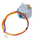 12V 4 Phase Stepper Motor For DIY Projects, ULN2003 Ready With 5 Wire Harness, Switchable 2 Phase Mode, High Torque And Smooth Motion