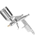 Slick Pro Grade Mini Pneumatic Paint Sprayer with stainless steel 0.5mm nozzle and copper atomizer for precision painting.