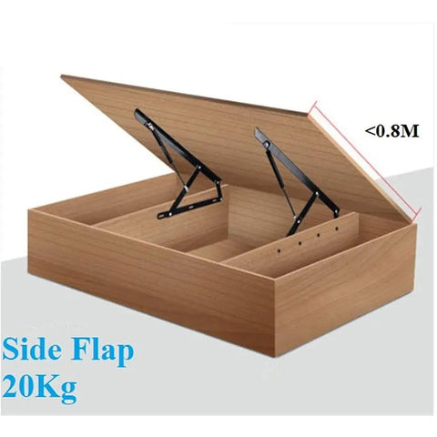 Heavy Duty Pneumatic Bed Lift Mechanism with Spring Strut Hinge Built Tough for Real Sleep Setup 1 Set Iron Construction