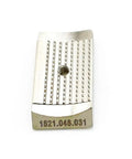 Toothed Grippers Plate For BXT3 19 Plastic Electric Strapper Banding Tool Strapping Machine Replacement Part, steel, 1821.048.031
