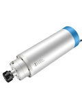 Top Shelf Water Cooled Cnc Spindle Motor 7.5Kw 380V with ER32 chuck, silver and blue design for precision milling and engraving.