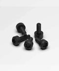 Replacement Copper Doorbell Screws Kit For Video Doorbell 2, 3 And Pro, close-up, five screws, black heads