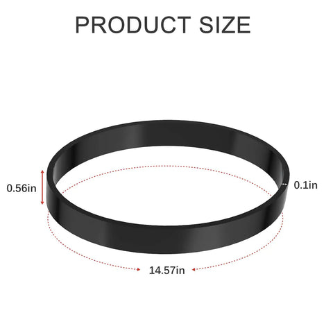 Replacement Vacuum Belts Set For PowerForce Helix Turbo Vacuums Built To Last Easy Install Pro Grade Quality Fits 2191 2190 1700 1701 1797 2691 2692 1240 12B1 68C7 3920 Series Pack Of 2 product size 14.57in