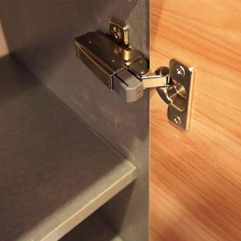Dead Silent Clip On Damper Crafted From Heavy Duty Nickel Plated Steel for smooth cabinet closing on hinge.