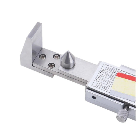 Edge Distance Center Distance Digital Caliper Horizontal Side to Hole Center Distance Size Measurement Electronic Tools(5-200mm) close-up view.
