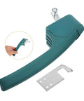 Heavy Duty Oven Handle Replacement For Commercial Kitchen Equipment in green, ergonomic design for easy grip and safety.