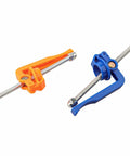 Two Pack Solder Paste Dispenser Kit With Ergonomic Grip For Precise 5cc And 10cc Solder Oil Application in orange and blue