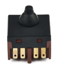 2 Pack Angle Grinder Push Button Switch Replacement Kit For Power Tools Easy Install Durable Switches shown from front view