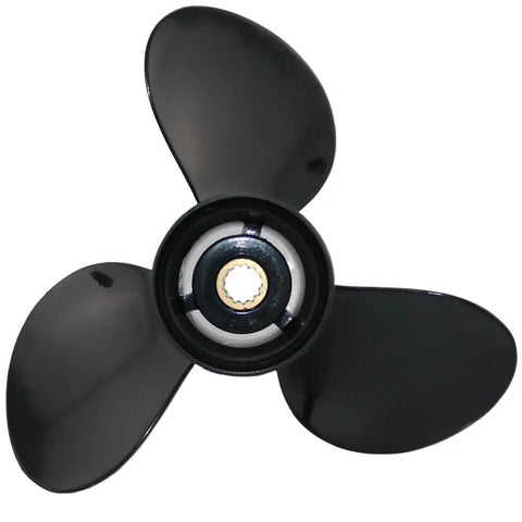 13x11 Aluminum Boat Propeller For BRP Johnson Evinrude OMC Stern Drive E TEC 40 To 75 HP Right Hand Rotation 13 Spline 3 Blade Replacement With Durable Coated Finish For Fast Acceleration And Top Speed