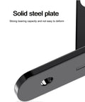 Badass Heavy Duty Shelf Brackets Wall Mount 90 Degree Corner Bracket Pair With Heavy Gusset Built To Handle Two Hundred Twenty Pounds Without Buckling Or Throwing A Tantrum, solid steel plate detail.