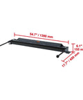 Box And Pan Brake 48 Inch Sheet Metal Bender For 0 To 130 Degree Bends Portable Mini Metal Brake dimensions illustration