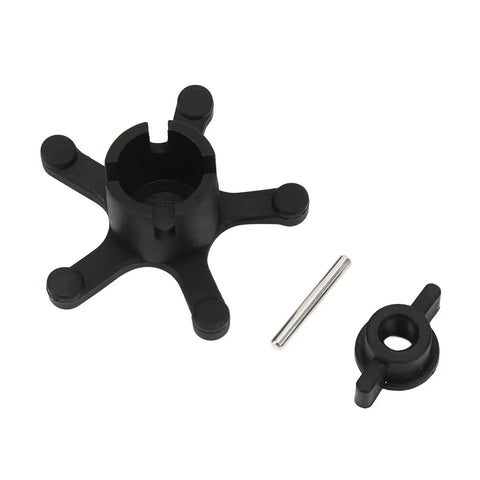 Two Blade Plastic Outboard Propeller Kit For 12V 24V Boat Engines, Beefy Thickened Engineering Plastic Replacement Prop For Small Motors, Shallow Water Ready, Durable, Easy Install