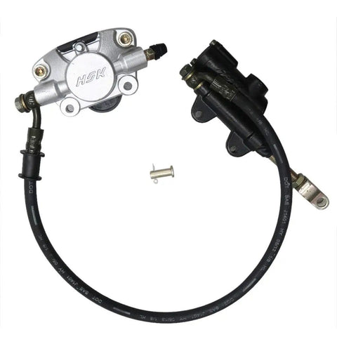 Brake master cylinder and hose from 1 Inch Steel Live Axle Kit With 19 By 7 8 Tubeless Wheels Rims Chain Sprocket And Brake Master Cylinder
