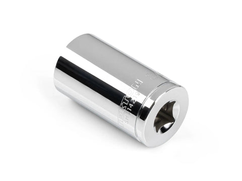 3/8 Inch Drive To 3/4 Inch Semi-Deep 12-Point Socket For Gearheads, Chrome Plated Exterior And Interior, Beefy Alloy Steel Build, SHD14219
