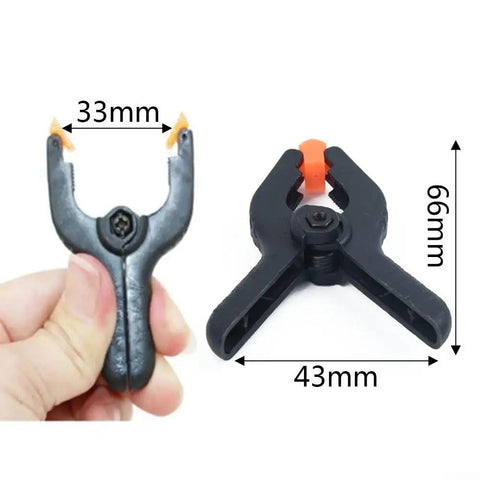 Rock Strong Spring Clamps For DIY Pros Hard Plastic Woodworking Tools 2 Inch Grip Set To Hold Projects Tight Like A Pro, 33mm opening