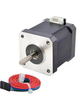 Nema 17 Stepper Motor 2A 55Ncm Bipolar 1.8 Degree 4 Lead For 3D Printer And CNC Extruder With 1m Cable Low Noise High Torque