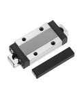 50Mm Linear Guide Rail with MGN9H Carriage Block for tiny CNC machines and 3D printers, shown separately in sleek design.