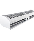 Rock Solid Silent Commercial Air Curtain For Storefront Entry wall mounted, heavy duty design, 71 inches long, efficient airflow barrier.