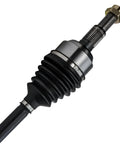 Close-up of Front CV Axle Shafts And Wheel Bearing Hubs Kit For 2010 2017 Chevy Equinox And GMC Terrain Replacement Set