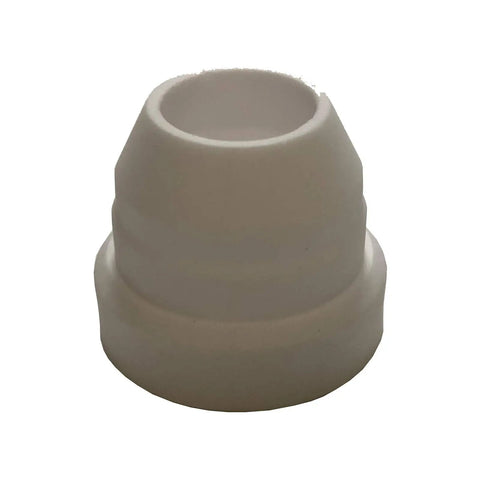 White cup component from Brown Color Plasma Cutter Consumables Kit for LTP5800D LTP5000D and LTPDC2000D 33 Piece Set