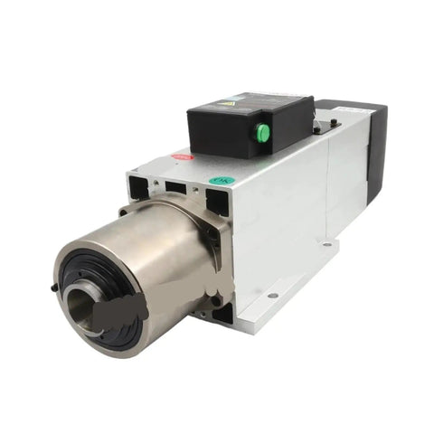 Hardcore Heavy Duty 4.5kw BT30 Automatic Tool Changer CNC Spindle Kit Air Cooled square motor assembly with VFD inverter.