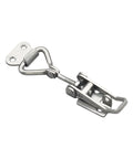Dope Adjustable Toggle Corner Closure Latch With Keyhole For Tight Fits On Cabinet Doors Boxes And Window Covers Keeps Everything Locked Down Secure stainless steel