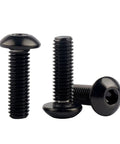 12Pcs M5x10mm Titanium Finish Stainless Steel Bike Bolts For Bicycle Disc Brake Rotor Screws Black Dope Look Rustproof