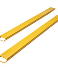 BestEquip forklift extensions, 96-inch long, 5.5-inch wide, heavy-duty steel, yellow pair