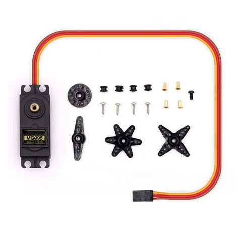 Two Pack High Torque Servo Motors With Metal Gears 12kgcm At 6V And 13kgcm At 7.2V Stall Torque 180 Degree Control RC parts