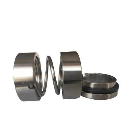 Premium 28mm Mechanical Seal Kit For Water Pump Uses With Tungsten Carbide Faces And Stainless Steel Body To Handle Hot Liquid Up To Plus Two Hundred Degrees C Perfect Fit For One Hundred Eight U Series Shafts From Twenty Five To Eighty Mm Outsides with stainless steel components and spring mechanism.