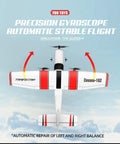 Lightweight 2 Channel RC Plane Ready To Fly 2.4GHz With 3 Axis Gyro For Beginners, Easy To Fly Glider, top view