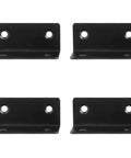 Sturdy as Nails Stainless Steel L Shape Corner Braces Four Piece Set With Screw Holes, Heavy Duty Right Angle Brackets for Furniture