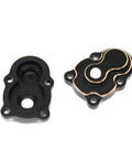 Tough As Nails Brass Front Rear Steering Cups And Knuckles With Portal Hub Carriers For Fms FCX24 1/24 Scale RC Crawlers close-up view