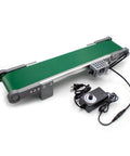 12V Electric Desktop Conveyor Belt For Tech Prototyping And Friction Experiments With Adjustable Speed From 0 To 116 RPM