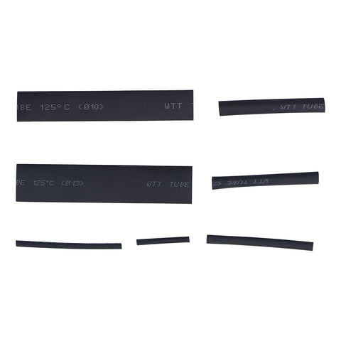 Premium Multisize Heat Shrink Tubing Kit Made From Tough Polyethylene For Awesome Electrical Insulation And Cable Protection Against High Temps In Any Wiring Job, black tubing sizes