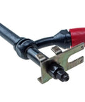 Beefed-Up Fuel Injector Set For Heavy Duty Construction Equipment, 4 Piece Kit Compatible With W14 W14FL 336B 336D 336DT, Part Numbers A59092 A140830, Delivers Precise Fuel Metering And Consistent Engine Power, black metal injector with red cap