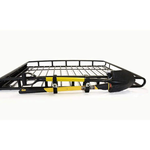 Axe And Shovel Mount For 5 Inch Height Racks Built Tough Side Rail Clamps Black Epoxy Coated Accessory For Off Road Gear