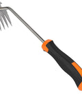 Weed Remover Tool With Rubber Handle Portable Garden Weeding Tool for Vegetable Gardens Backyards and Small Farms